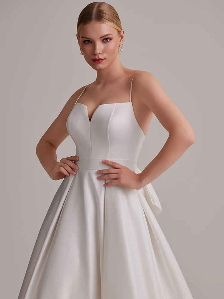Classic Strapless Bodice Bridal Dress
