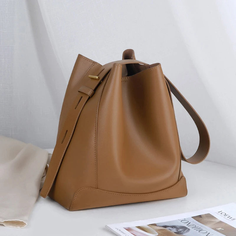 Deeply Devoted Genuine Leather Handbag