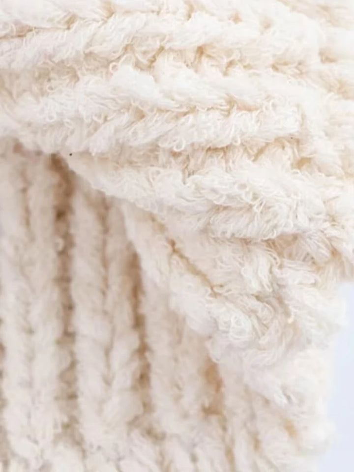 Fashionable Asymmetric Knit Vest