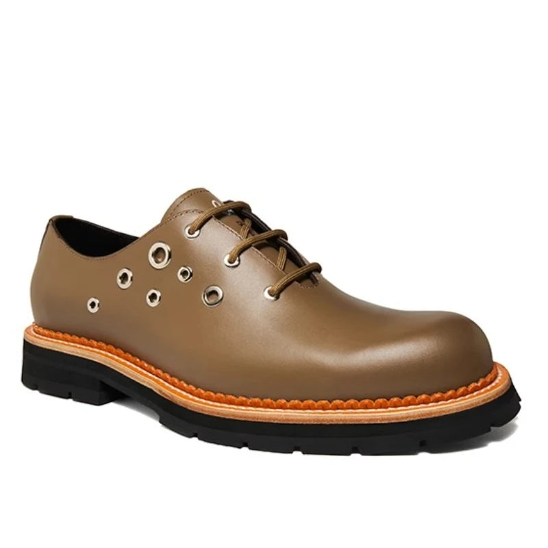 Noble Men's Hand-Sewn Derby Shoes