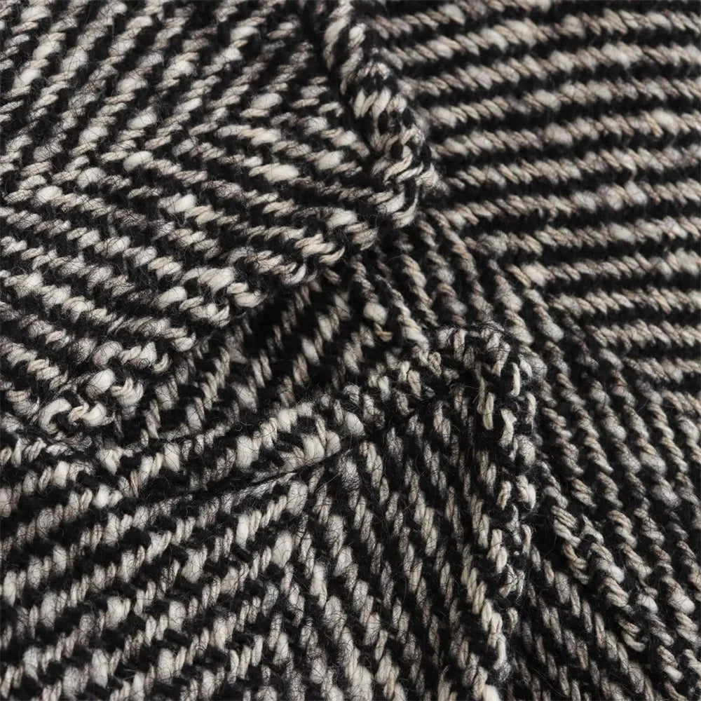 Classic Belted Twill Overcoat