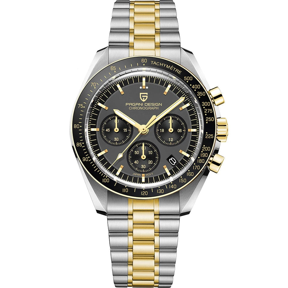 Refined Moon Panda Chronograph Watch