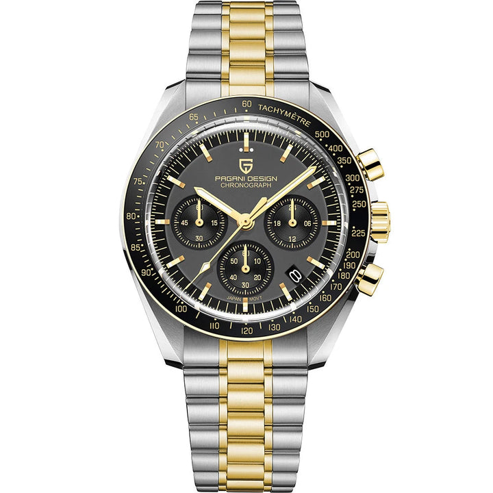 Refined Moon Panda Chronograph Watch