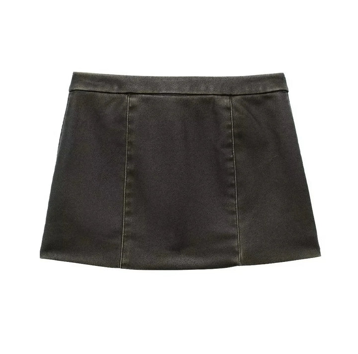 Retro Zipper Skirt