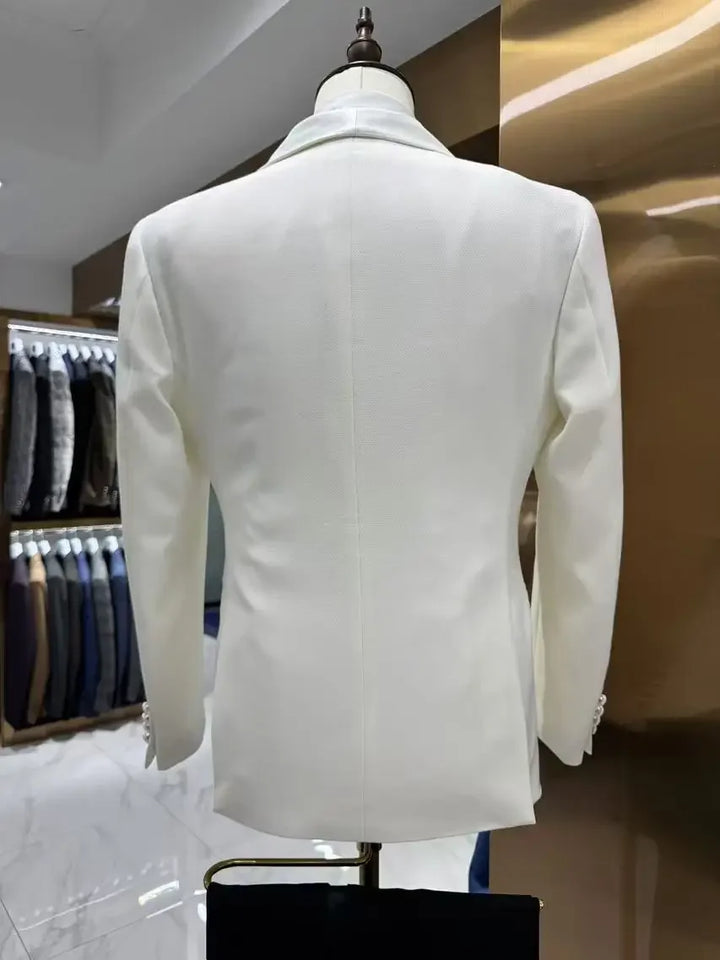 Elegant Lapel Shawl Men's Wedding Suit