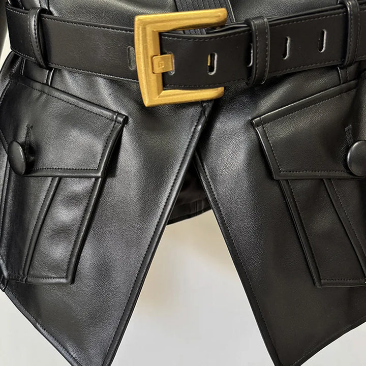 Premium Belted Slim Fit Coat