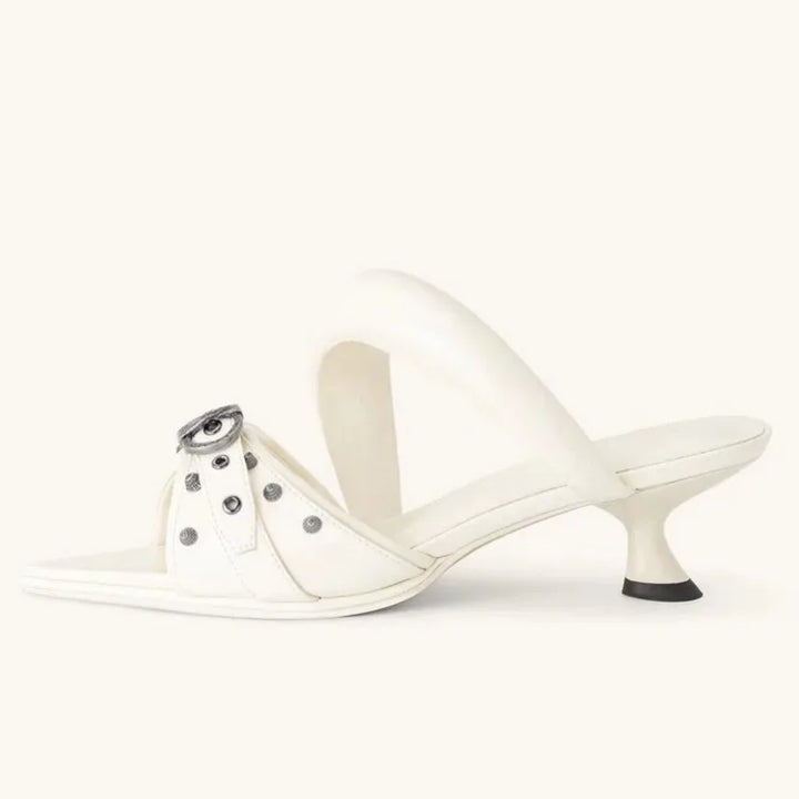 Sweet Pointed Toe High-Heel Slippers