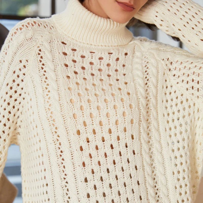 Classic Turtleneck Wool Sweater