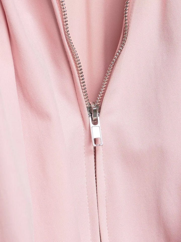 Elegant Puff Sleeves Crop Coat