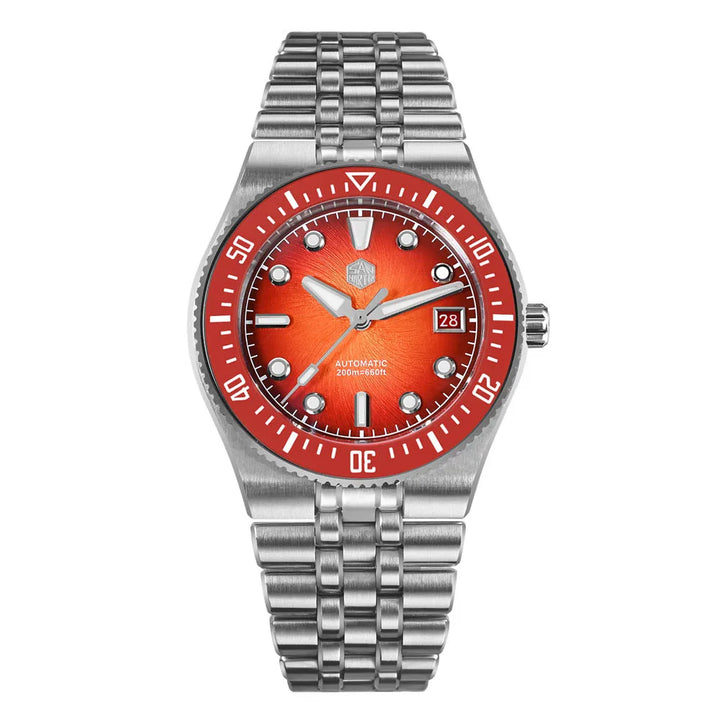 Classic Spiral Dial Automatic Wristwatch
