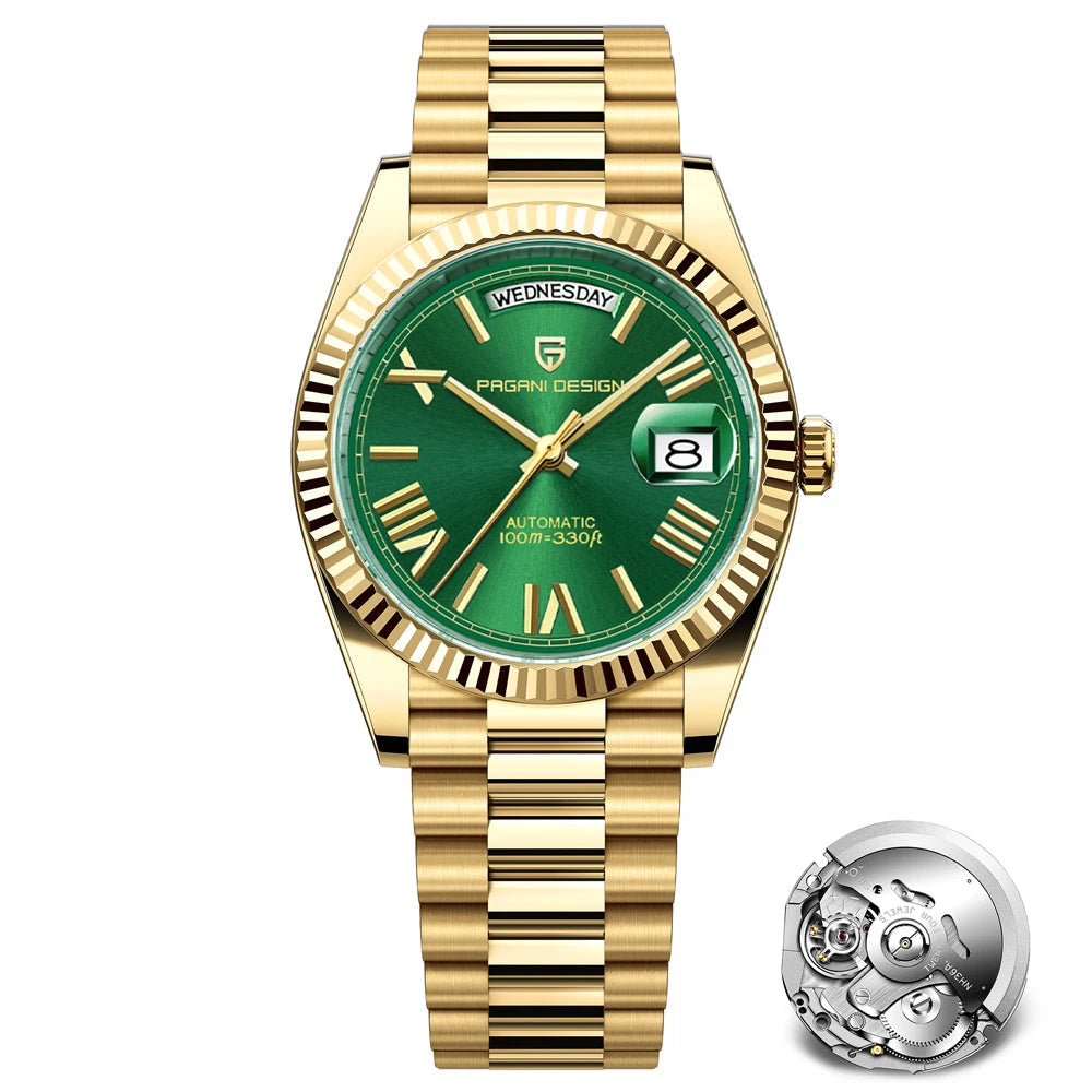 Luxury Automatic Sapphire Glass Watch