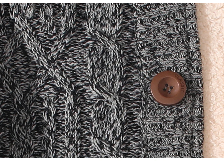 Elegant Wool-Cashmere Cardigan