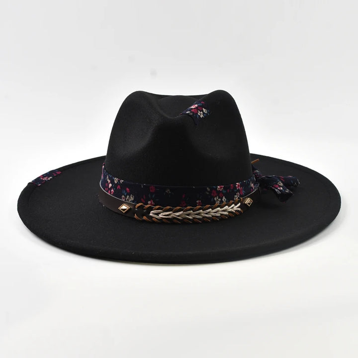 Dignified Wide-Brim Jazz Hat