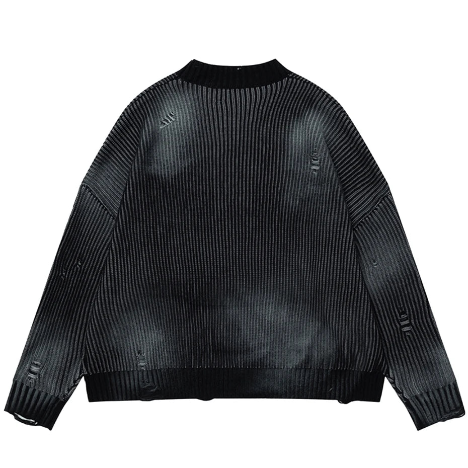Trendy Ripped Men's Loose Fit Jumper