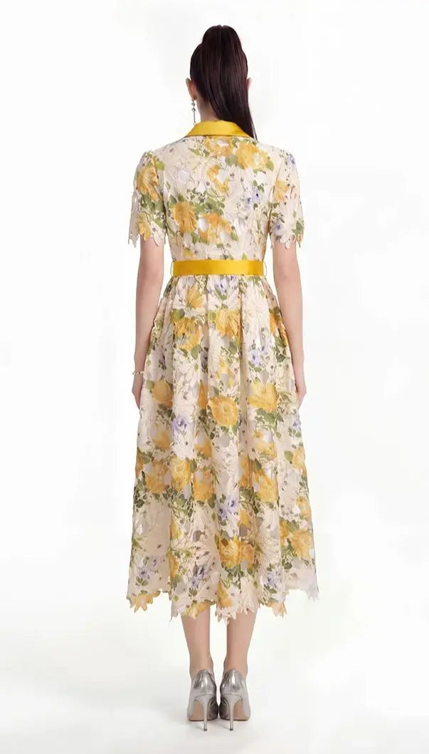 Classic Water-Soluble Embroidered Dress