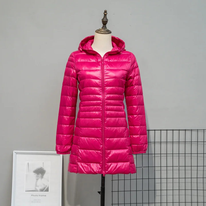 Fancy Warm Puffer Down Overcoat