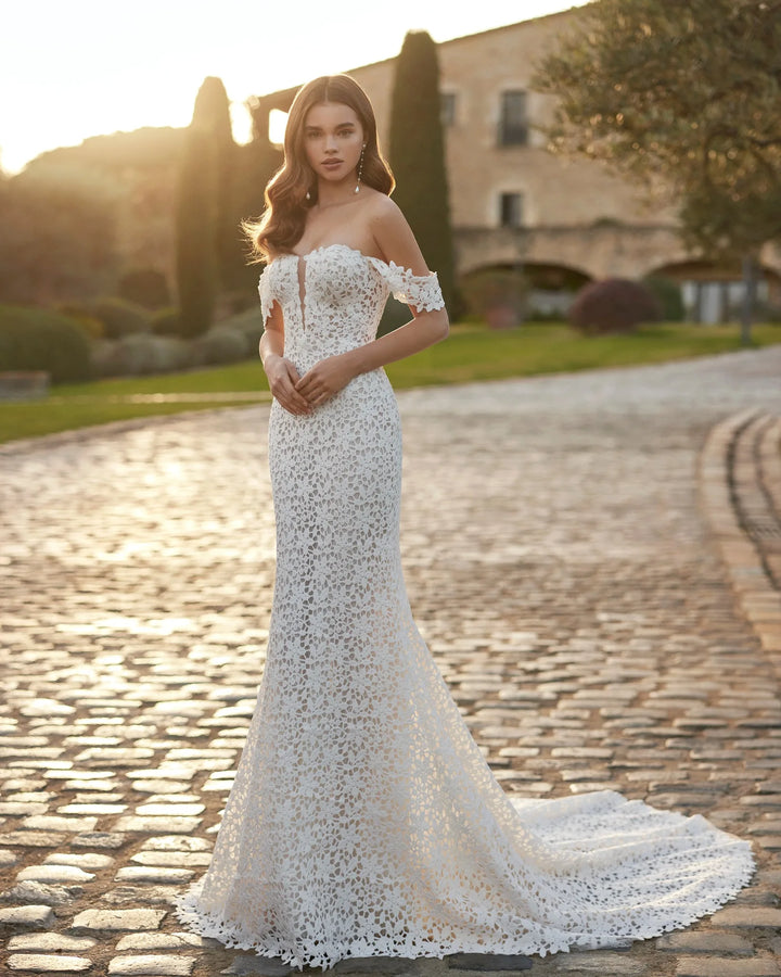 Sublime Off The Shoulder Bridal Couture