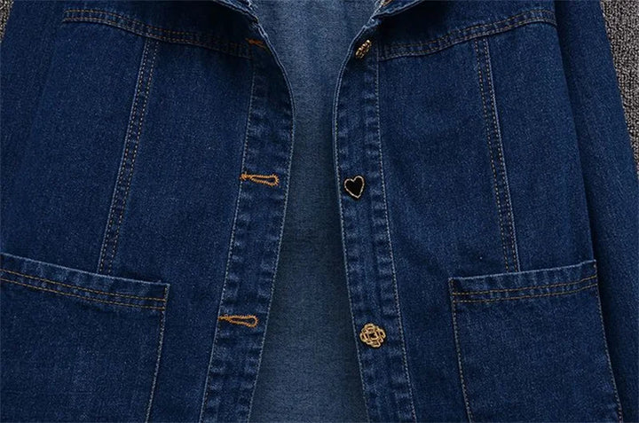 Smart Doll Collar Denim Jeans Jacket