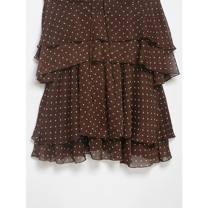Lovely Ruffle Layered Mini Dress