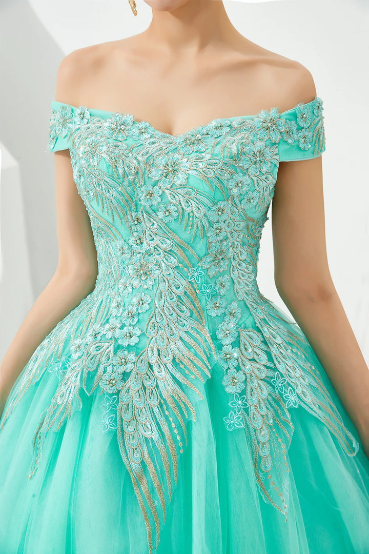 Gorgeous Applique Quinceanera Dress