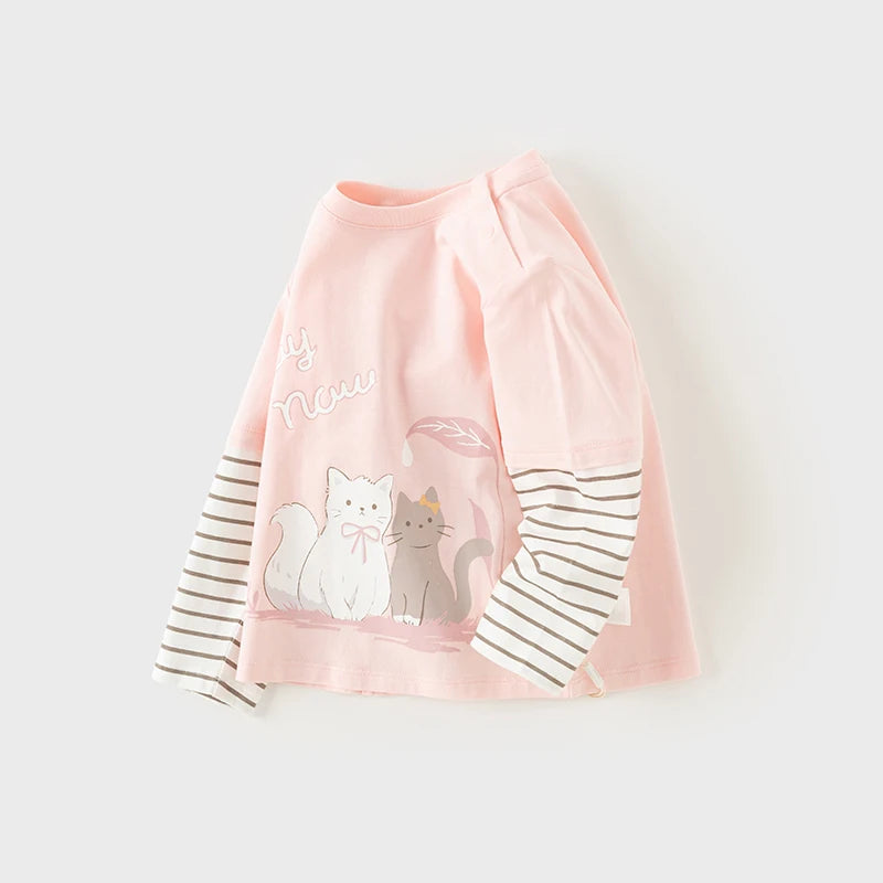 Cute Sweet Baby Girl's Printed Top