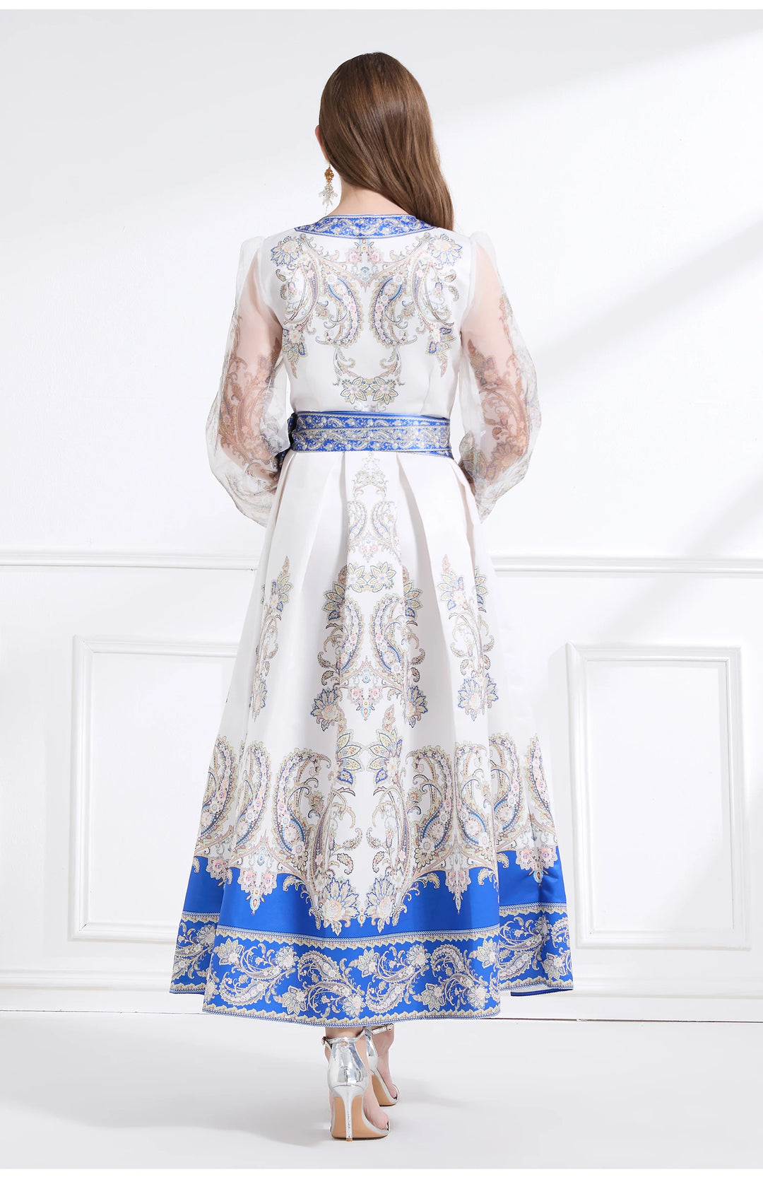 Graceful Empire Waist Maxi Dress