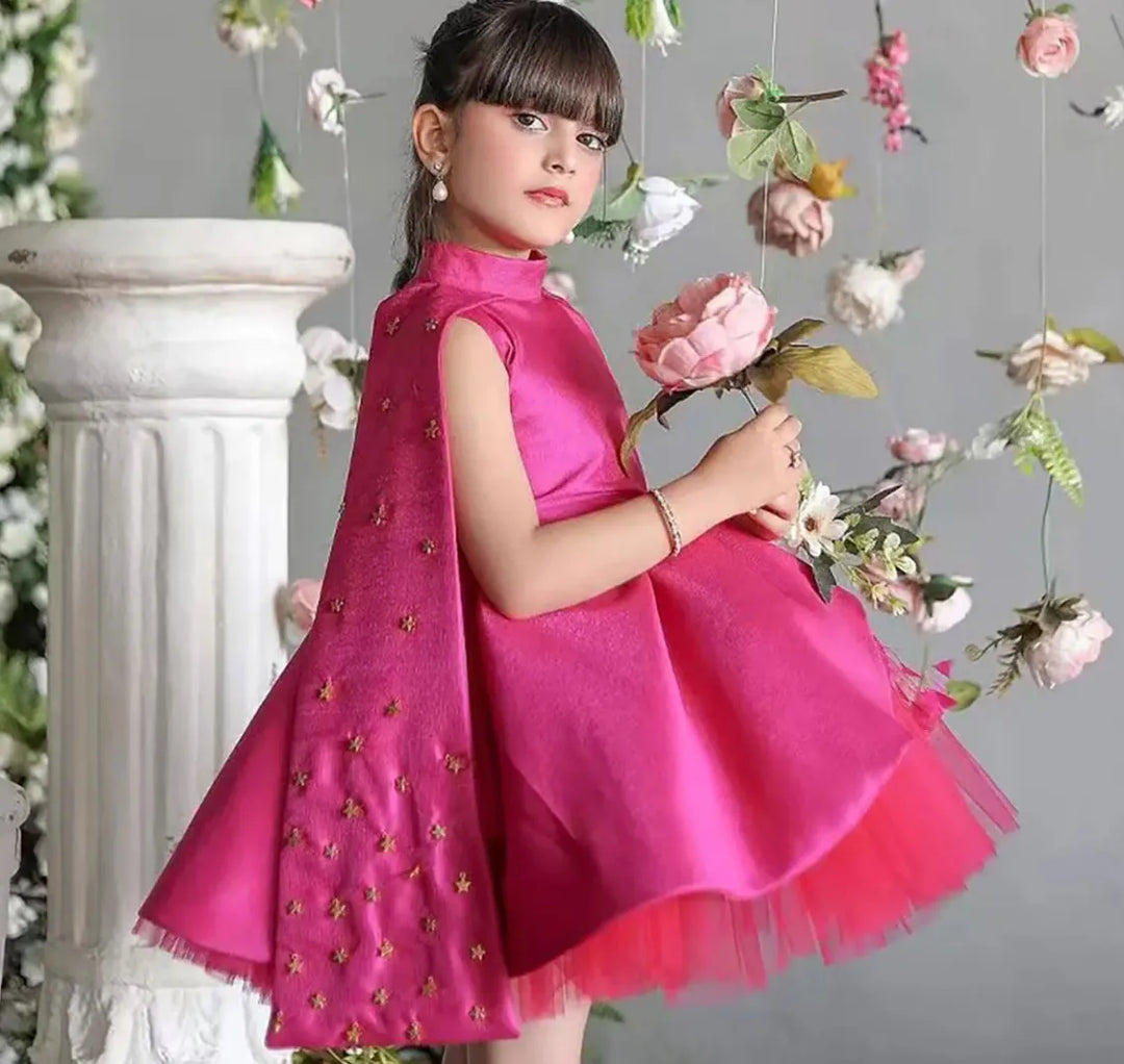 Cute Tiered Applique Girl&