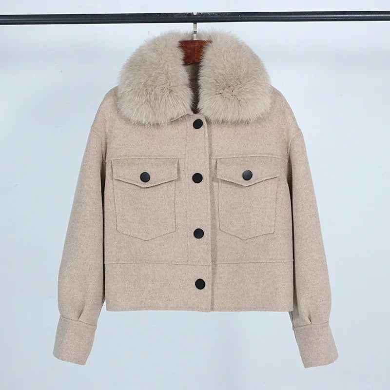 Stunning Double-sided Loose Wool Coat