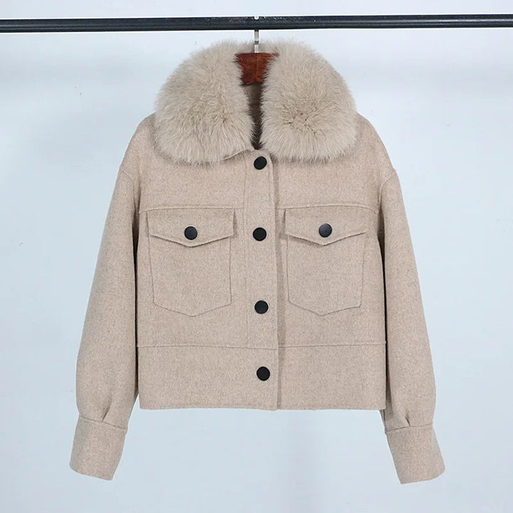 Stunning Double-sided Loose Wool Coat