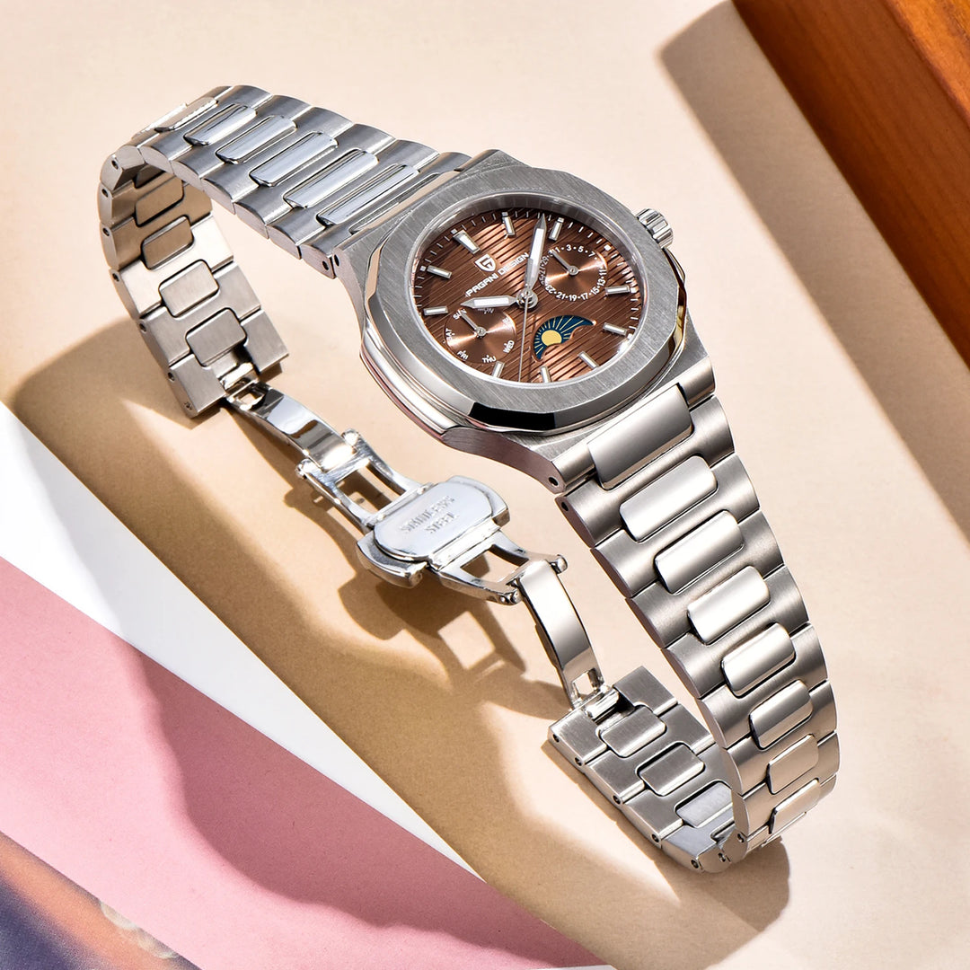 Luxury Sapphire Waterproof Wristwatch