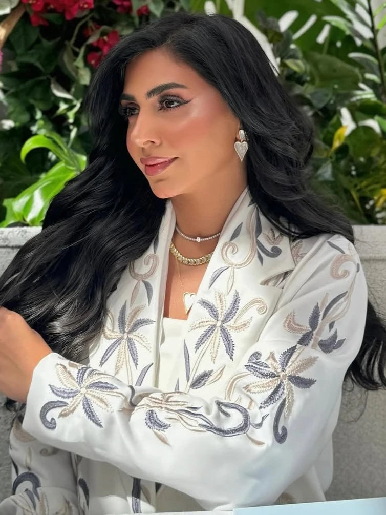 Luxurious Front Open Kaftan Dress