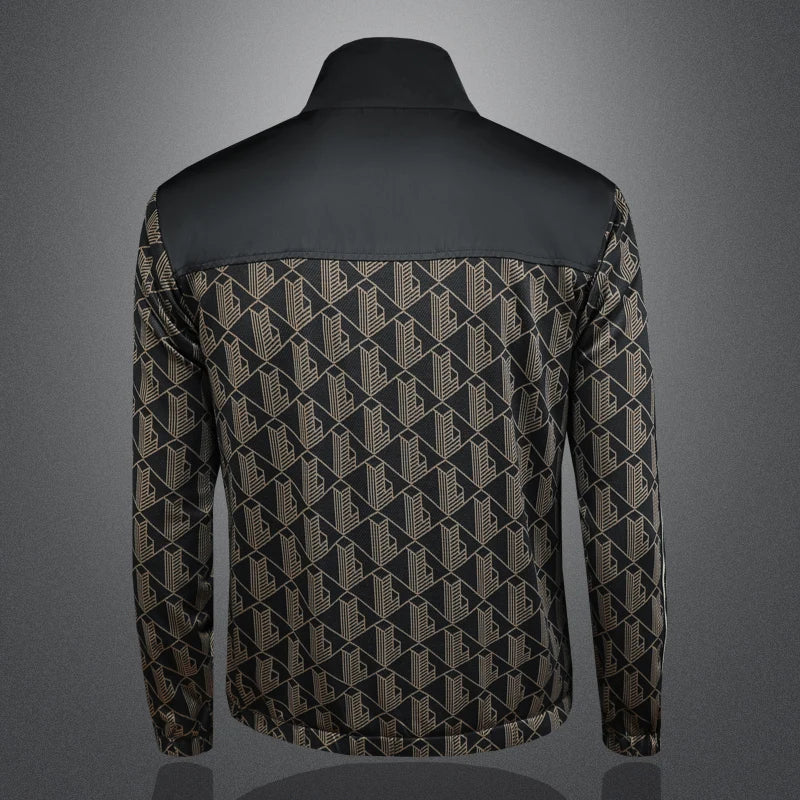 Luxury Stand Collar Slim Fit Jacket