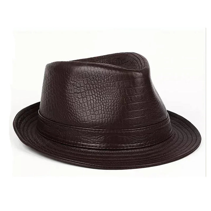 Classic Leather Gentleman Hat