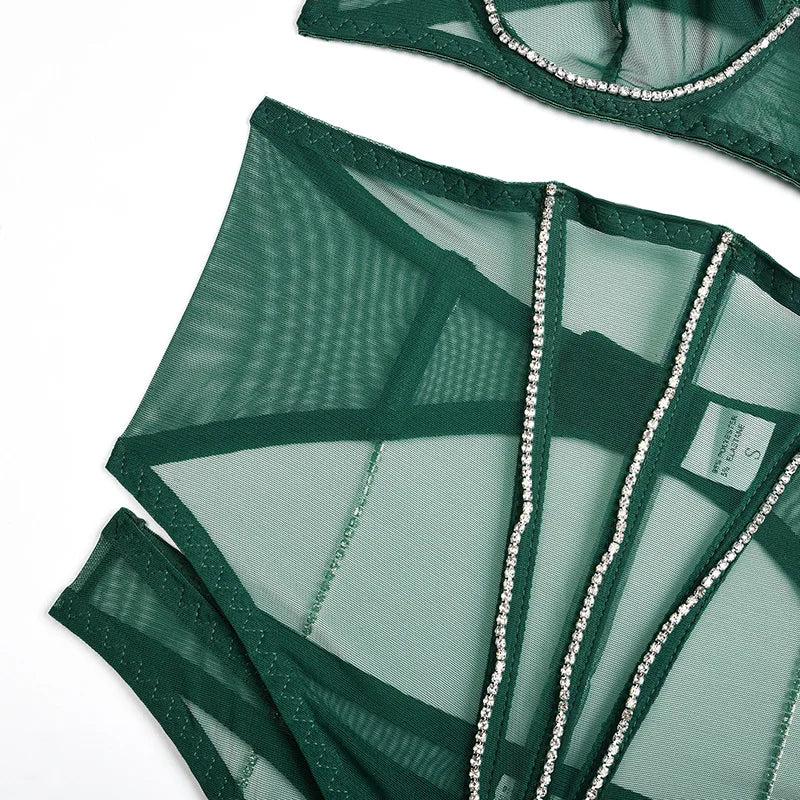 Sparkling Tassels Lingerie Set