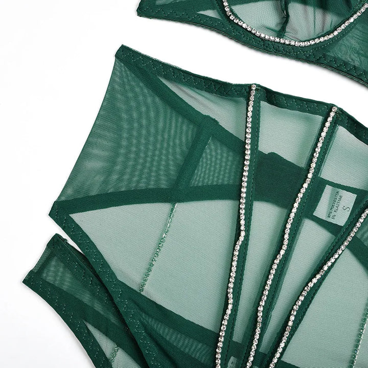 Sparkling Tassels Lingerie Set