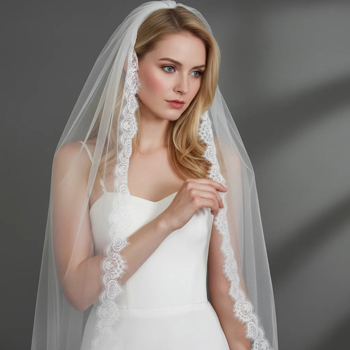 Soft Delicate Tulle Bridal Veil