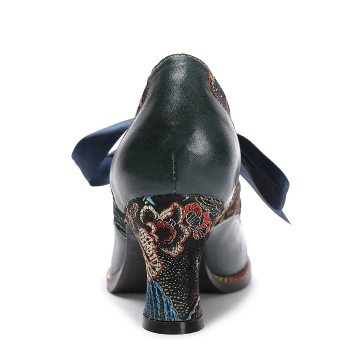 Luxury Pointed Toe Leather Pumps