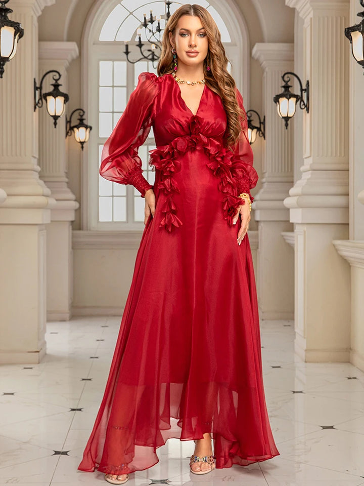 Romance in the Making Floral Swing Dress