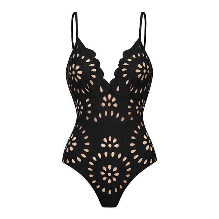 Stylish Hollow Laser Cut Bikini Set