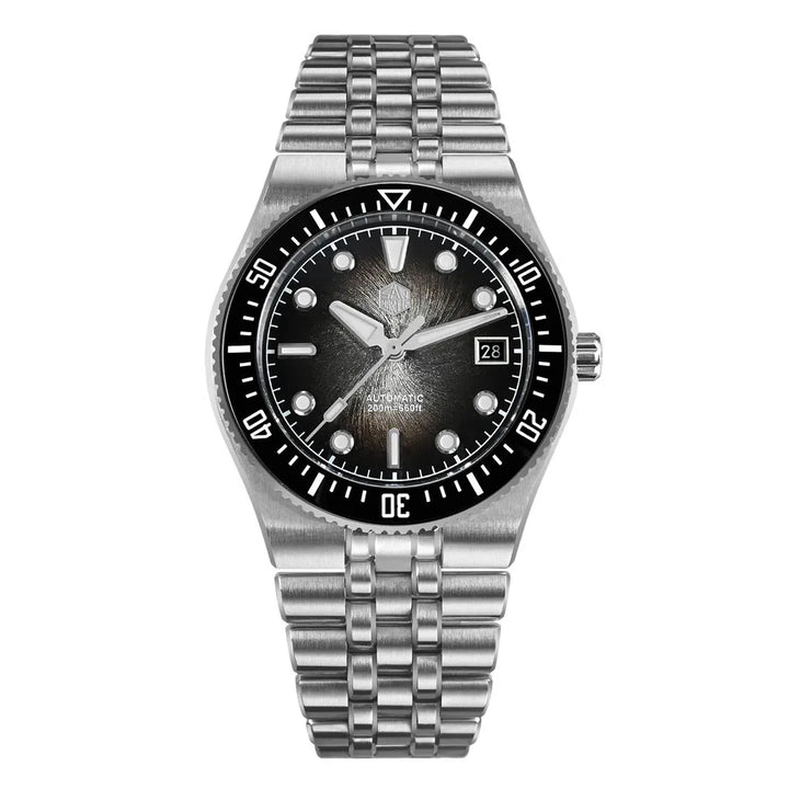 Classic Spiral Dial Automatic Wristwatch