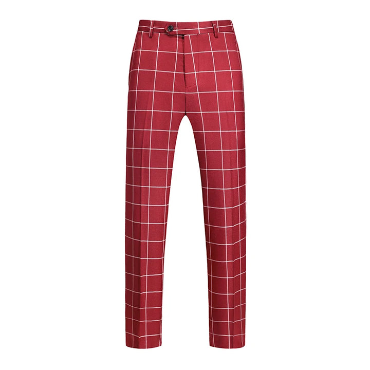 Plaid Business Dress Pants