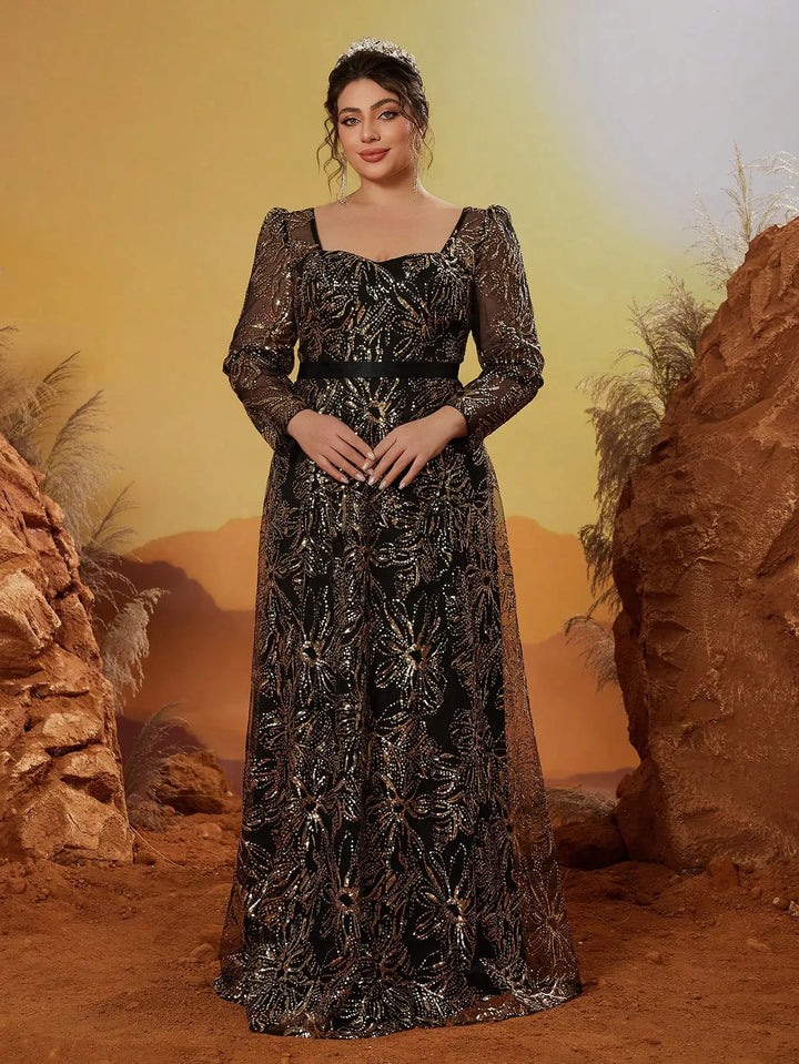 High-end Embroidered Evening Party Dress