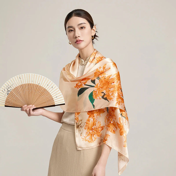Premium Real Silk Neck-scarf