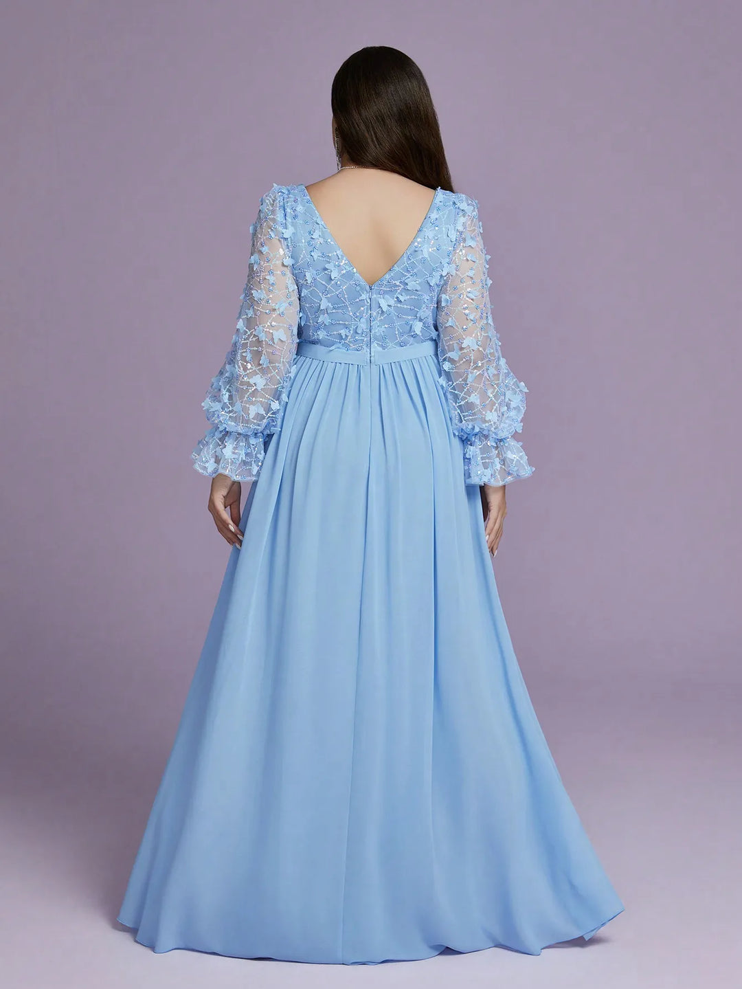 Comely Sequined Flame-patterned Party Dress