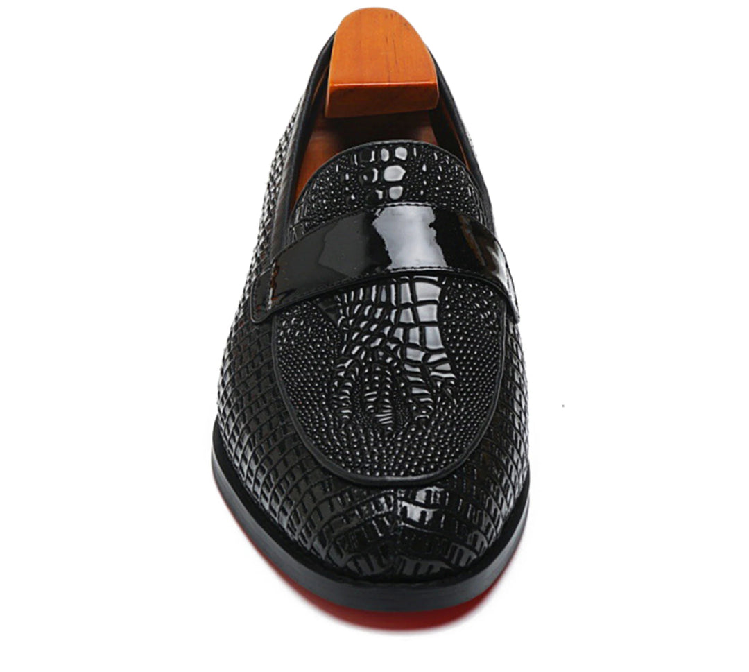 Trendy Black Designer Dress Shoes