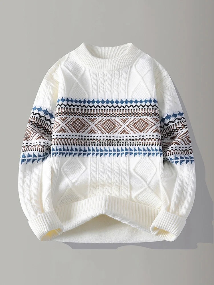 Warm Hand-Knitted Sweater