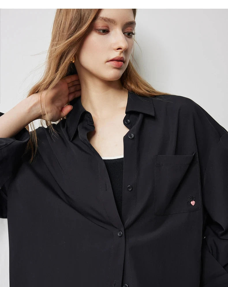 Back Twist Commuter Blouse