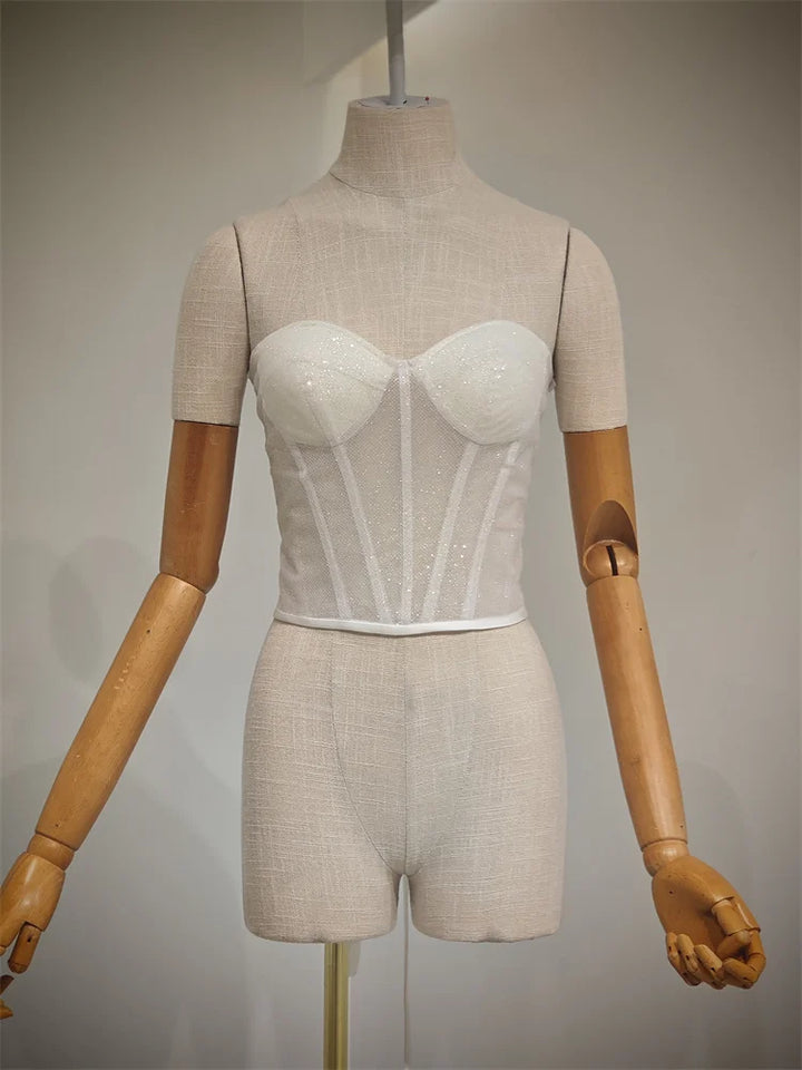 Modish See-Through Bridal Corset