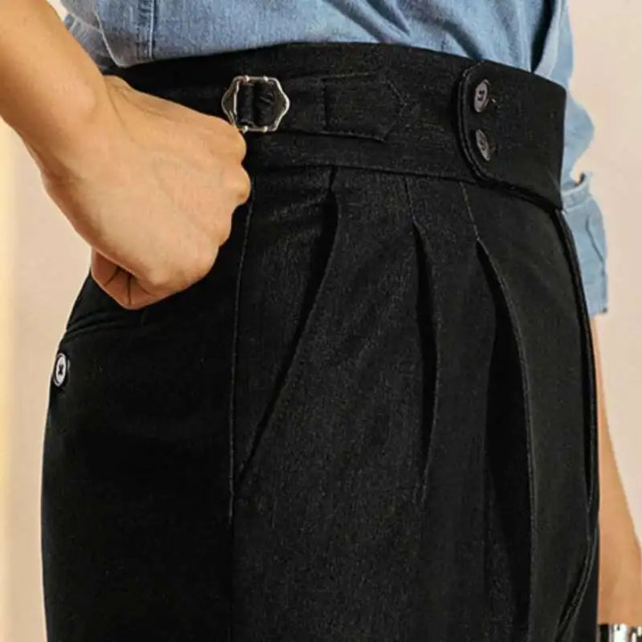 Versatile Italian High Waist Business Pants