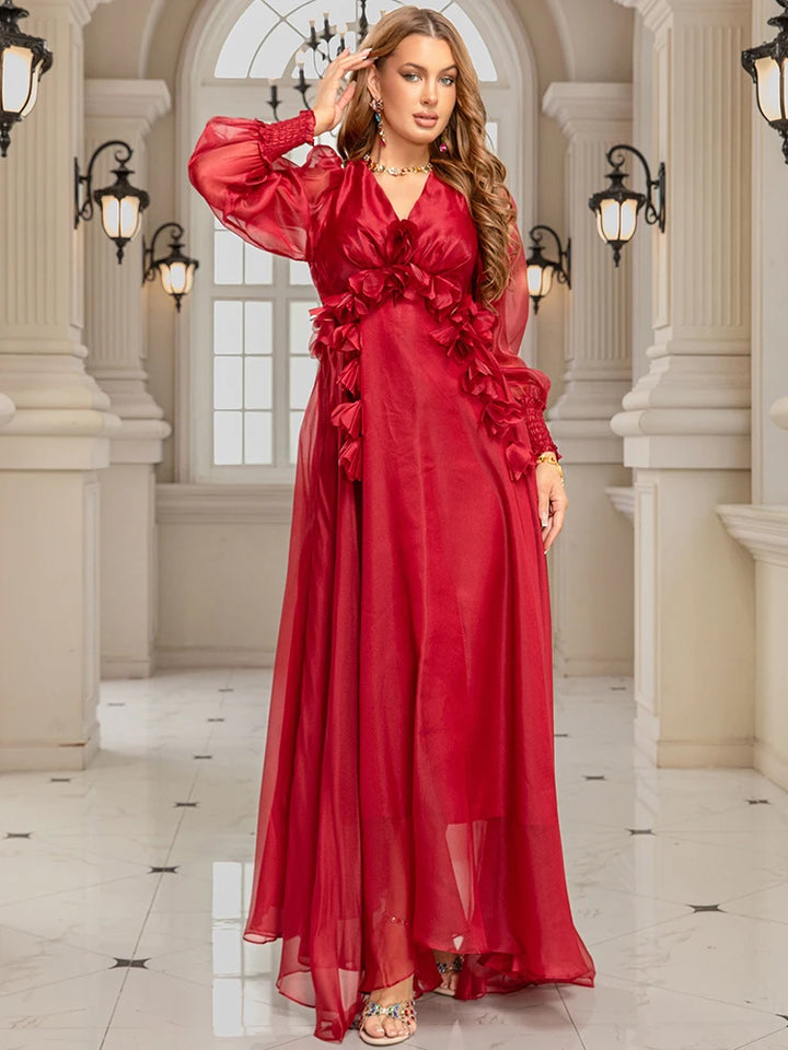 Romance in the Making Floral Swing Dress